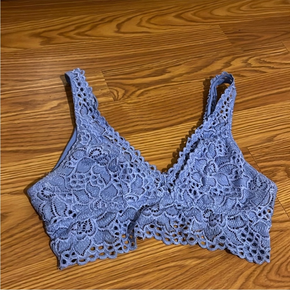 Lace Bralette in Blue